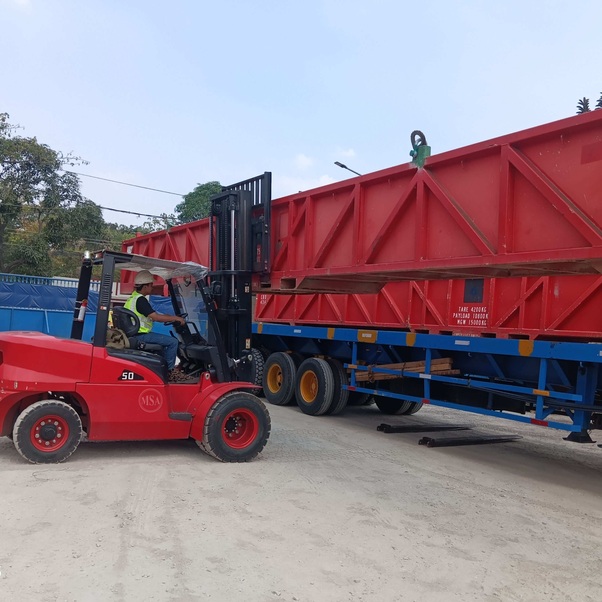 Rental Forklift 5 Ton 12