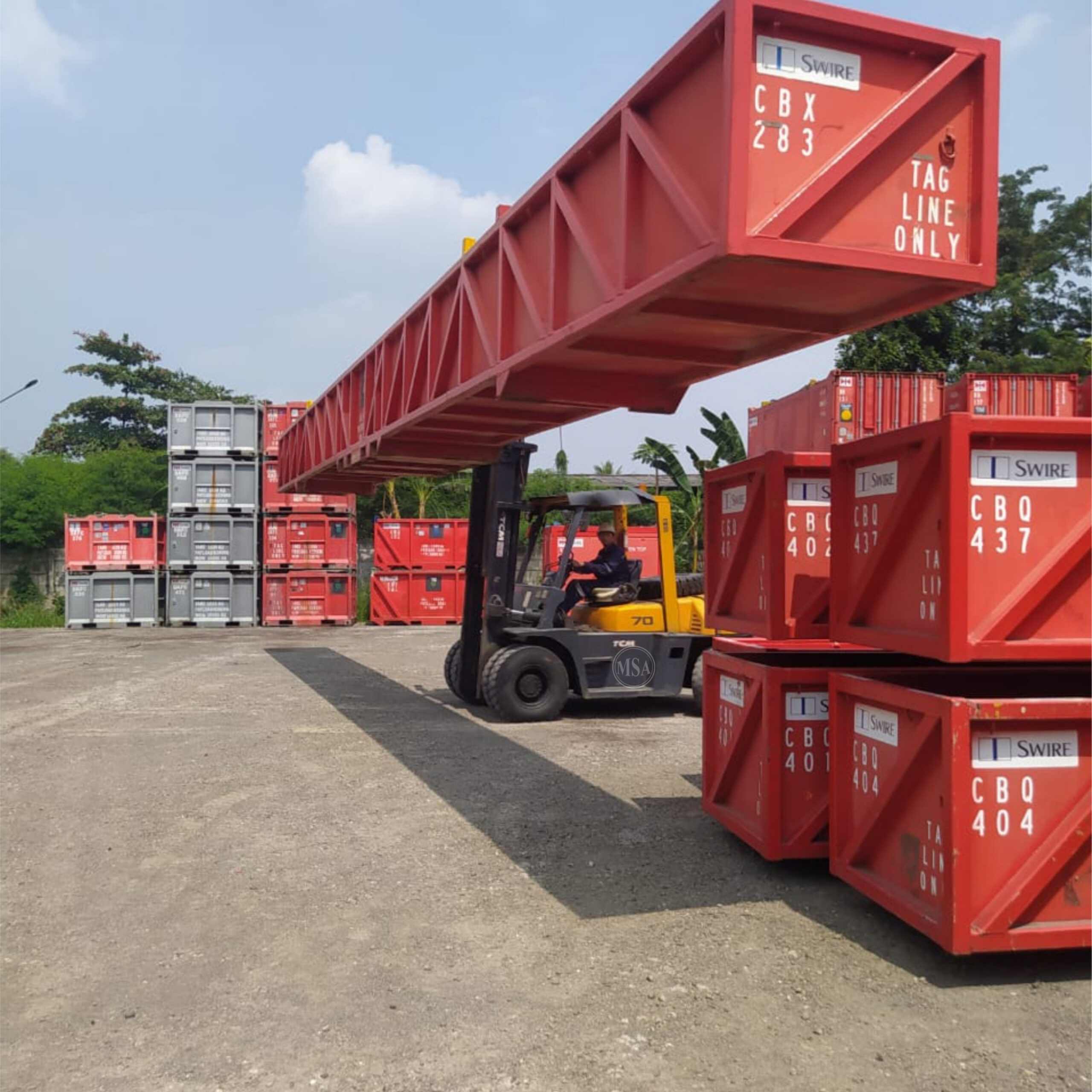 Rental Forklift 7 Ton 8
